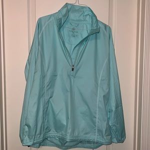 Peter Millar wind shirt NWT Light aqua, size XL.